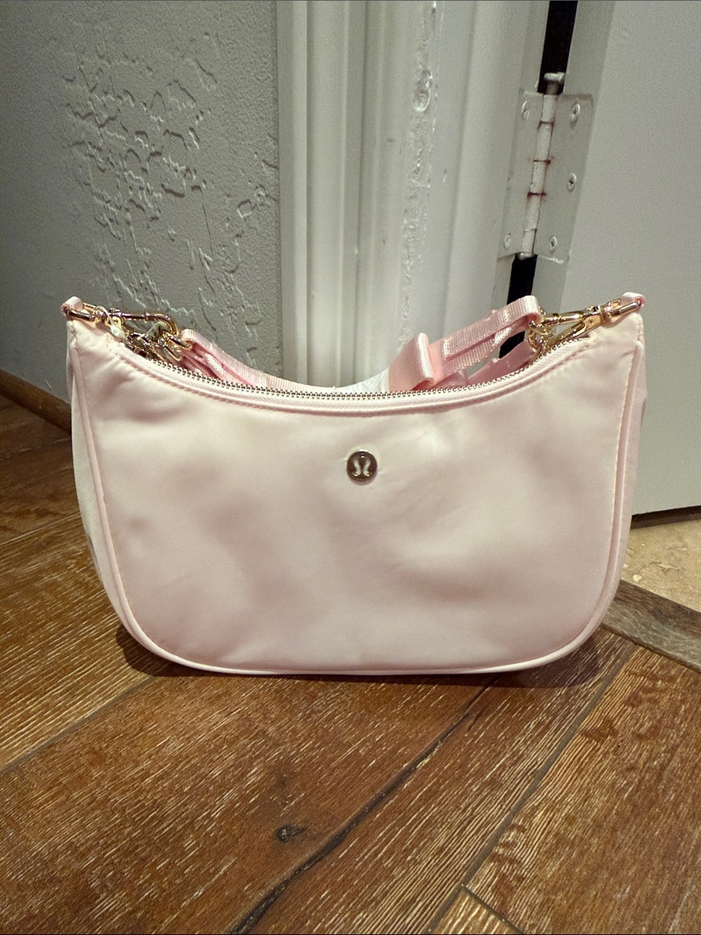 lululemon athletica Light Pink Crescent Crossbody Bag brand new